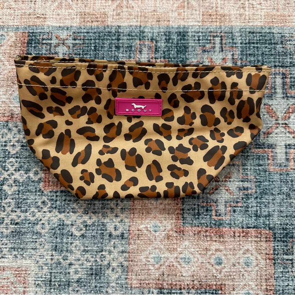 Scout Leopard Print Cosmetic Bag
